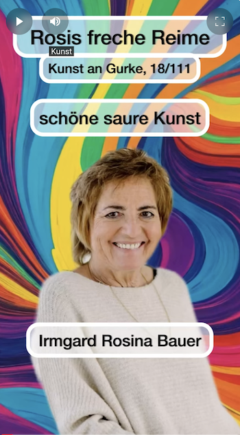 Kunst an Gurke – ein freches Reimgedicht