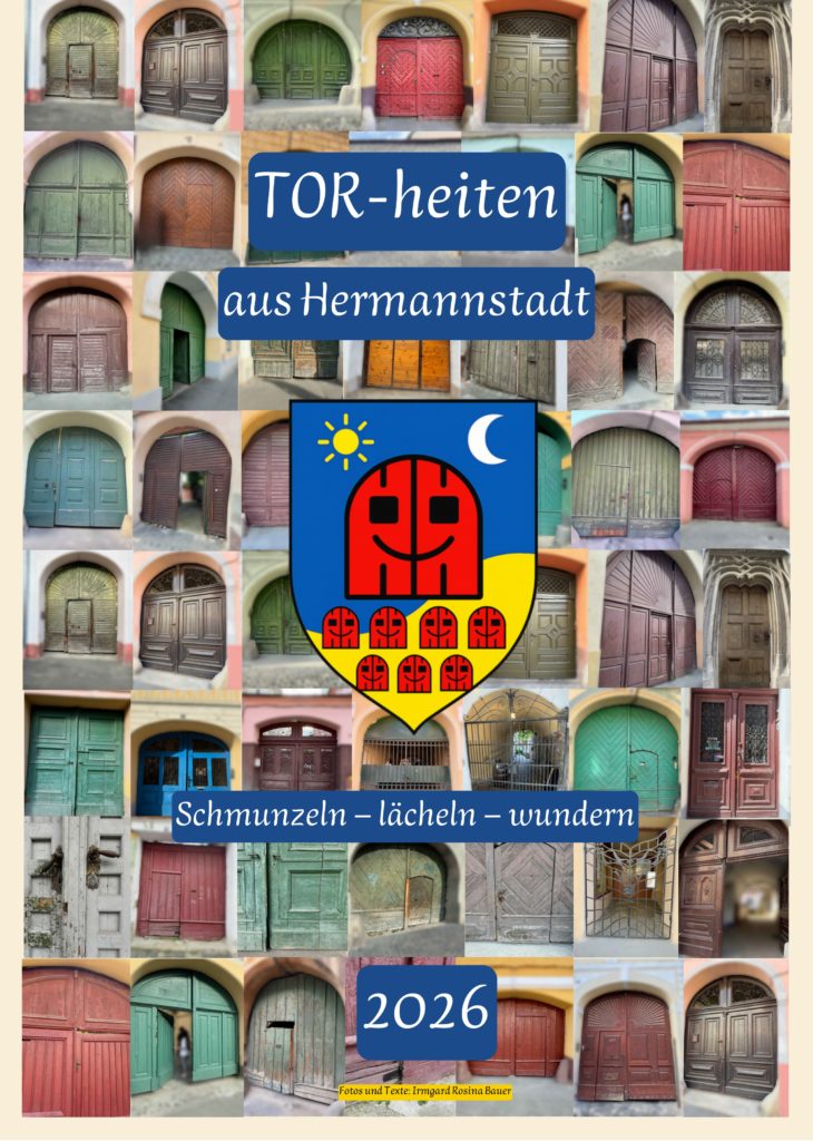 TOR-heiten Kalender 2026 – Humorvolle Hoftore aus Hermannstadt mit frechen Zweizeilern