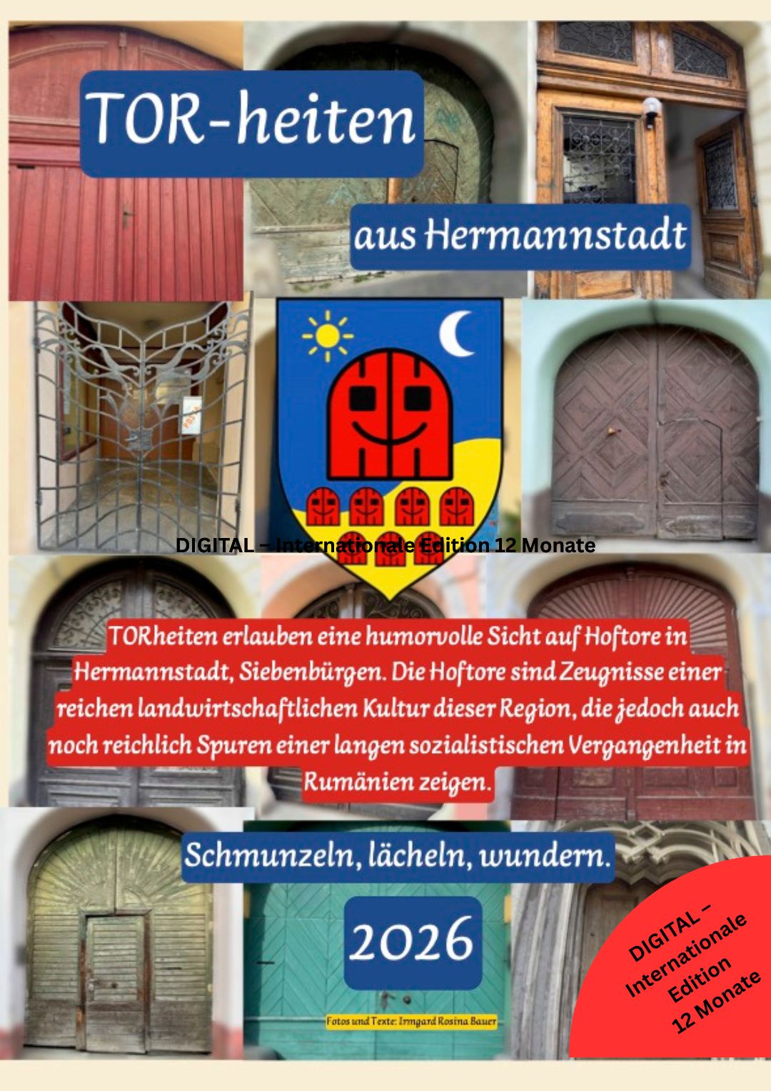 TORheiten aus Hermannstadt – digitale Internationale Edition 2026 (12-Monatskalender, PDF-Paket)
